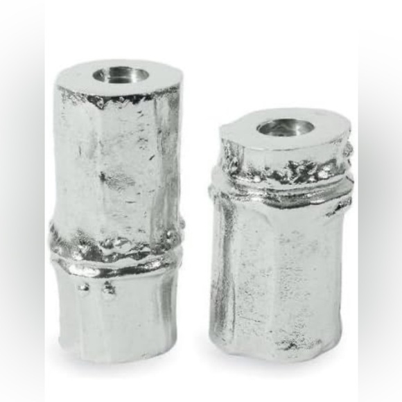 Michael Aram Bamboo design Salt and Pepper shakers - Picture 2 of 3